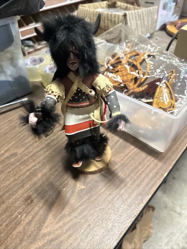 Brown buffalo dancer kachina - brown,